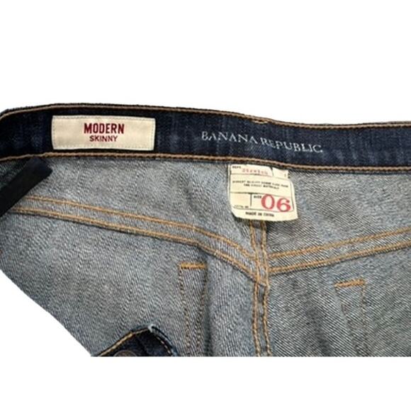 Banana Republic Modern Skinny Jeans Size 6 - Picture 2 of 8
